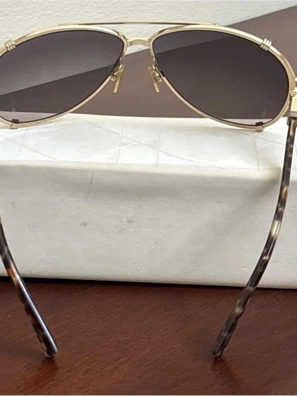 CHRISTIAN DIOR CHICAGO2 GUNMETAL GRADIENT AUTHENTIC SUNGLASSES READ